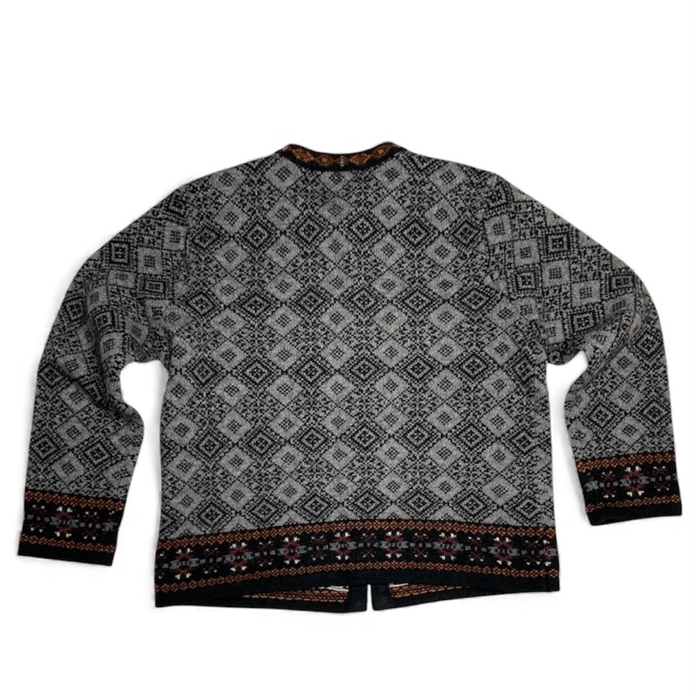 Carroll Reed 100% Wool Cardigan Sweater - Picture 3 of 8